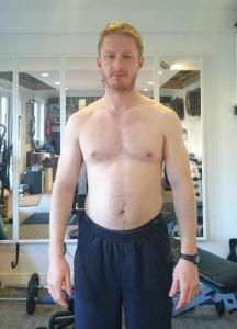 St Albans Personal Trainer Dan Johnston has let himself go a bit. So he has created a 500 Calorie Challenge to burn that fat! This is the picture from Day 1